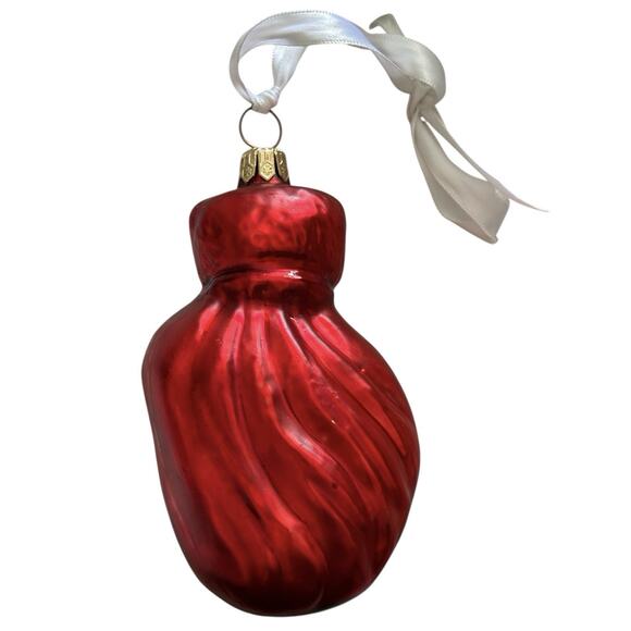 Radko TRICK OR TREAT Mercury Glass Ornament Red Devil Halloween Vintage - Picture 3 of 5